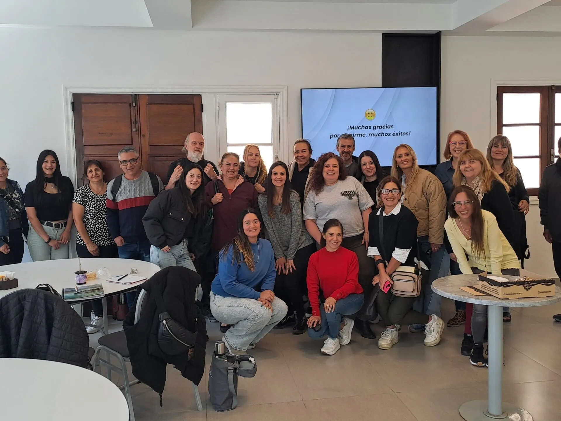 Grupo de una jornada del taller presencial de redes sociales de Eva Tarquinus